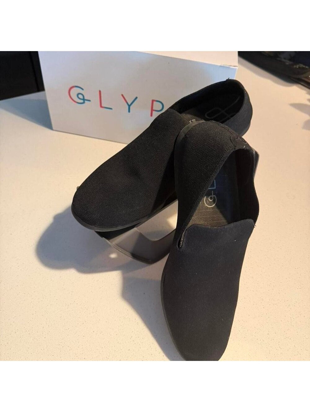 Glyph Panther Men's Black Slip-On Shoes Size 11.5
